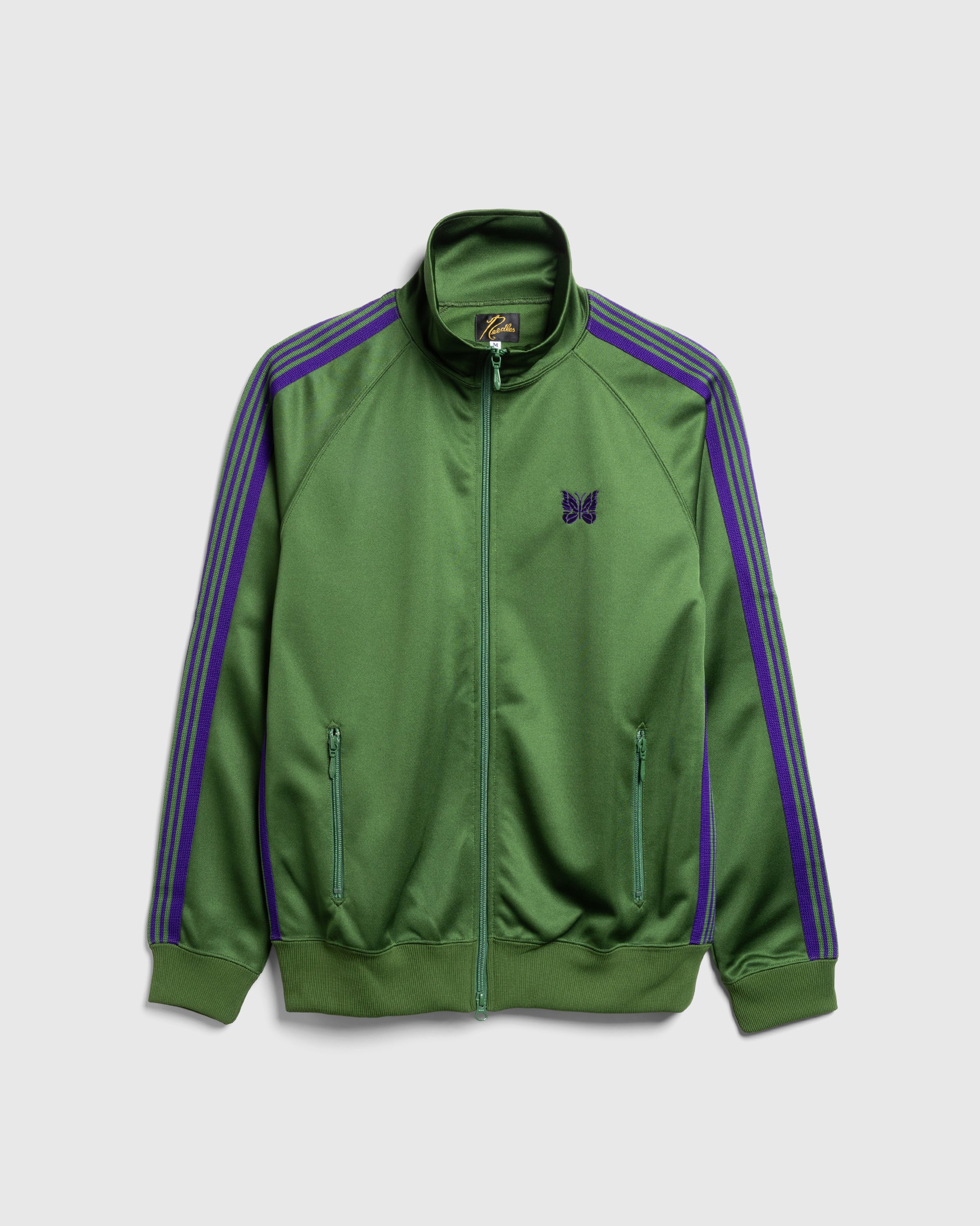 Needles poly track jacket teal green M - トップス